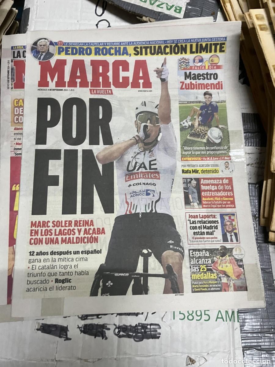Collezionismo sportivo: MARCA (4-9-2024) MARC SOLER CICLISMO ZUBIMENDI RAFA MIR JOAN LAPORTA