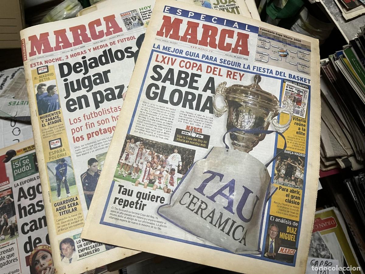 Collezionismo sportivo: MARCA (26-1-2000) GUIA ESPECIAL COPA DEL REY BALONCESTO TAUGRES REAL MADRID BETIS ESPA&Ntilde;A POLONIA