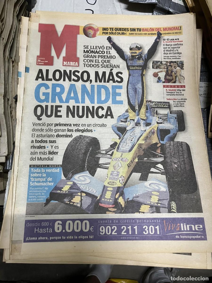 Collezionismo sportivo: MARCA (29-5-2006) CAMPEON GRAN PREMIO MONACO FERNANDO ALONSO FORMULA 1