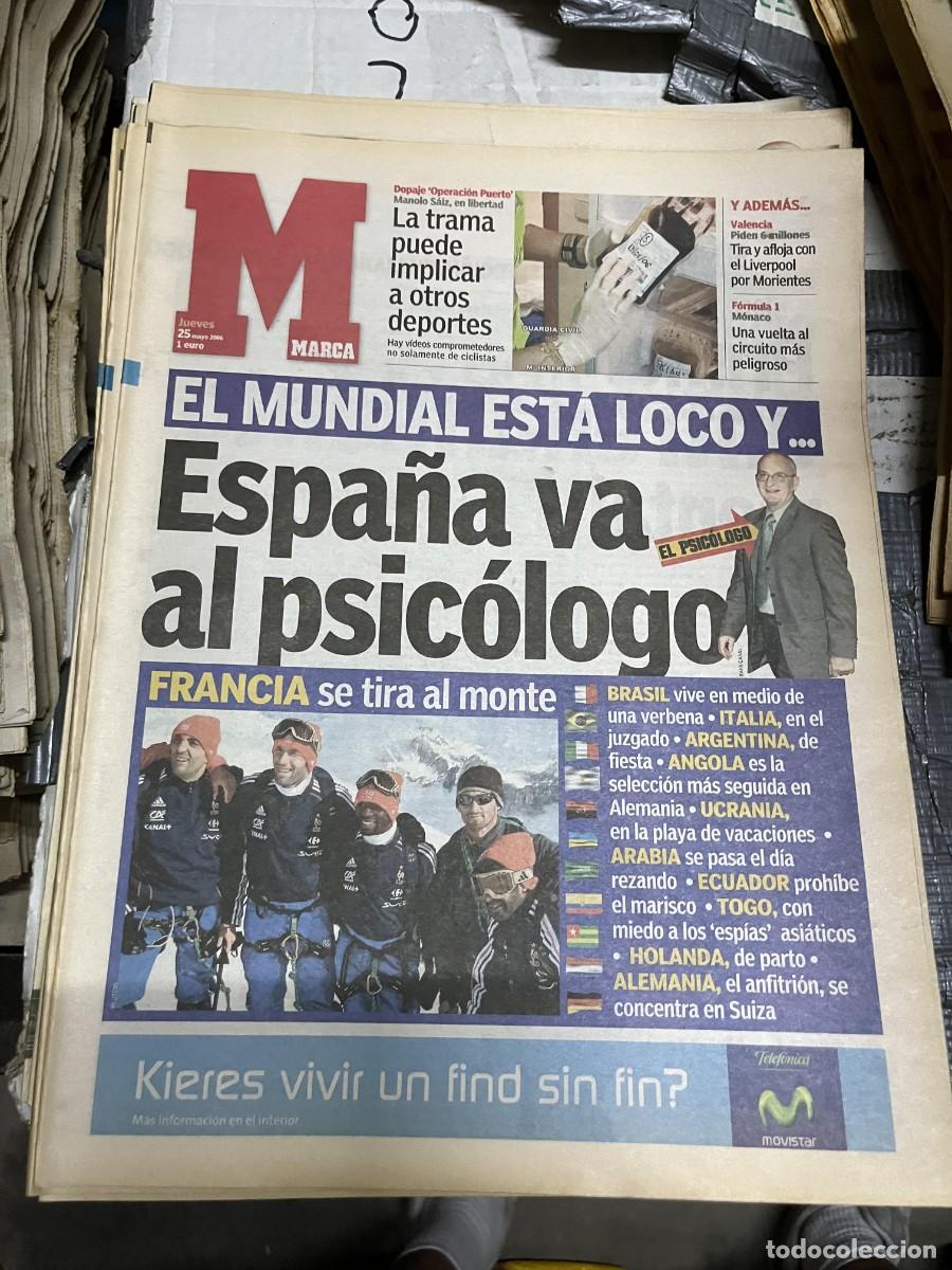 Coleccionismo deportivo: MARCA (25-5-2006) MUNDIAL ALEMANIA DOPAJE CICLISMO OPERACION PUERTO FRANCIA