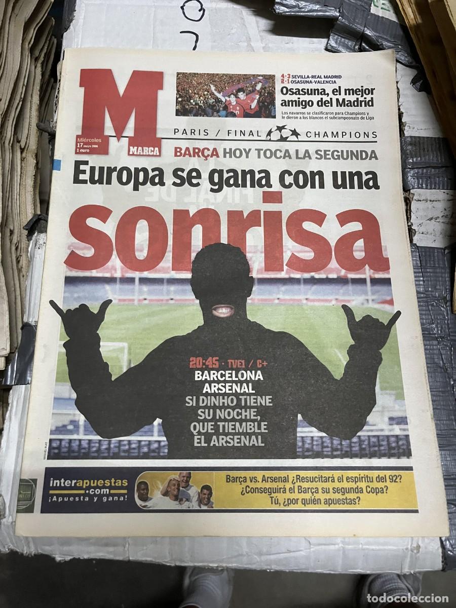 Sports collectibles: MARCA (17-5-2006) HOY FINAL UEFA CHAMPIONS LEAGUE BARCELONA ARSENAL