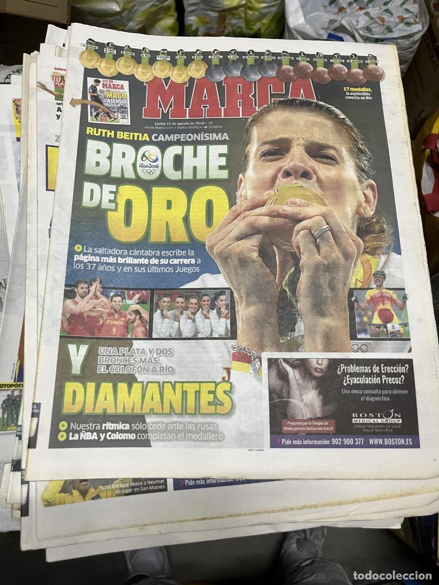 Collectionnisme sportif: MARCA (22-8-2016) MEDALLA ORO RUTH BEITIA 17 MEDALLAS ESPA&Ntilde;A OLIMPIADAS