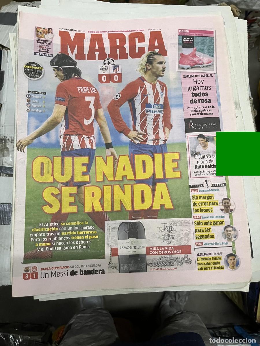 Sports collectibles: MARCA (19-10-2017) UEFA CHAMPIONS LEAGUE QARABAG 0-0 ATLETICO MADRID