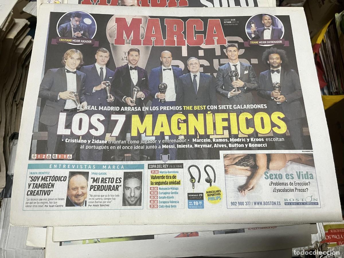 Coleccionismo deportivo: MARCA (24-10-2017) THE BEST CRISTIANO RONALDO REAL MADRID ZINEDINE ZIDANE