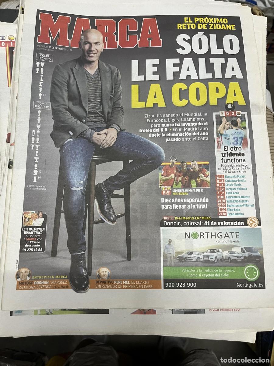 Coleccionismo deportivo: MARCA (25-10-2017) ZINEDINE ZIDANE HOY MALI ESPA&Ntilde;A SUB-17 DONCIC