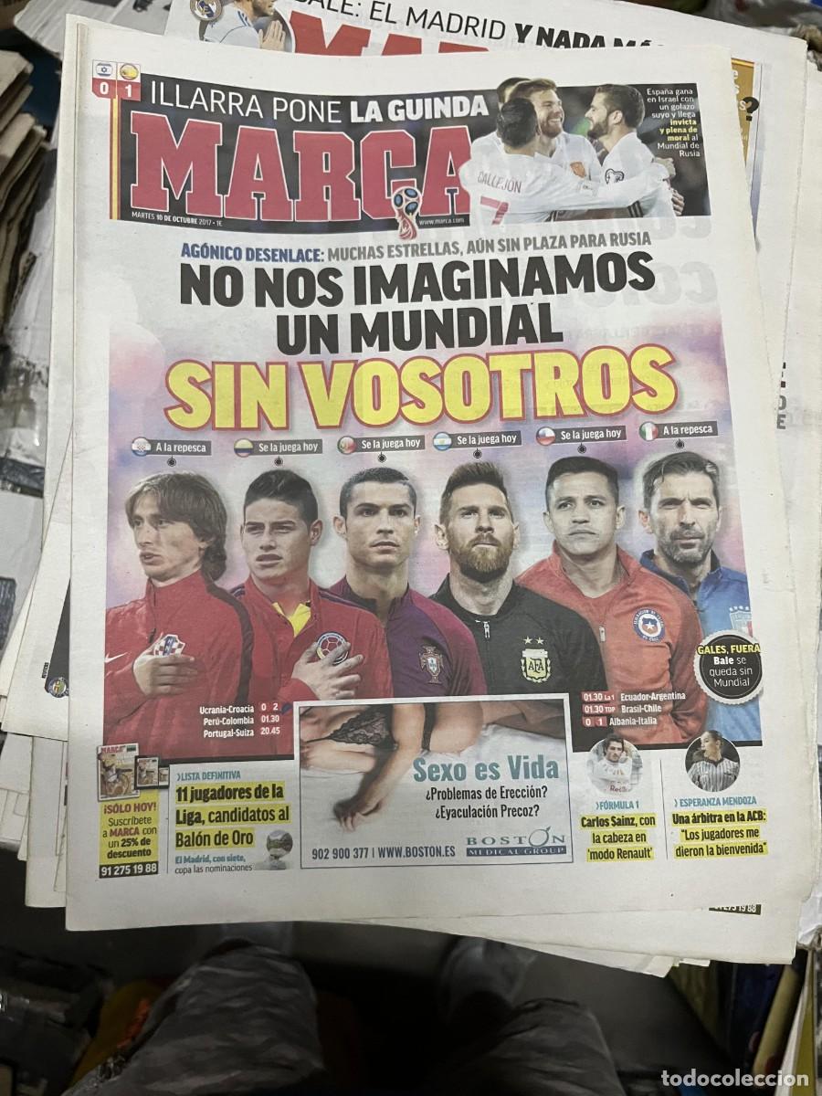 Sports collectibles: MARCA (10-10-2017) CLASIFICACION MUNDIAL RUSIA 2018 SELECCIONES