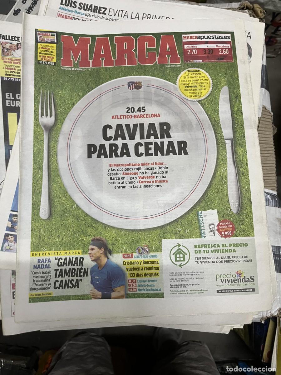Sports collectibles: MARCA (14-10-2017) HOY ATLETICO MADRID BARCELONA JORNADA LIGA