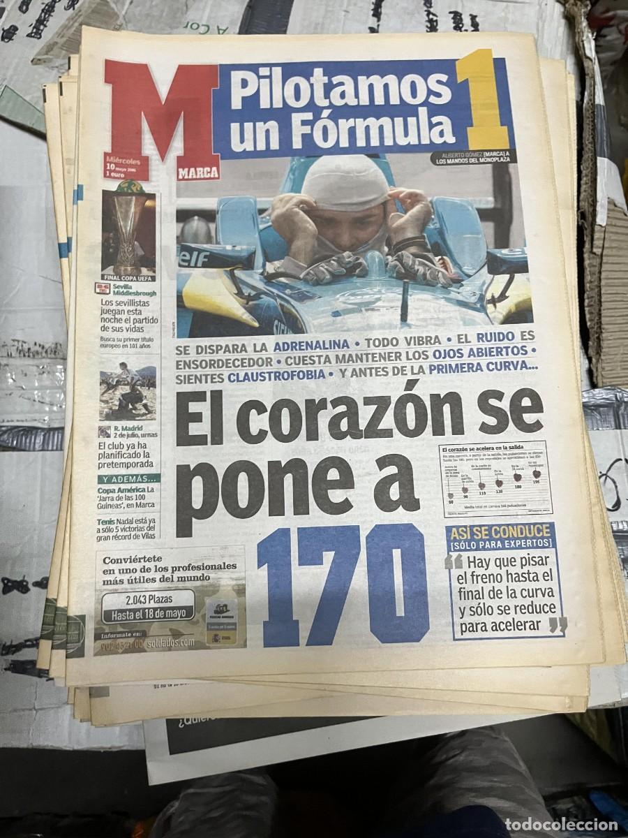 Sports collectibles: MARCA (10-5-2006) FORMULA 1 ALBERTO GOMEZ HOY FINAL UEFA EUROPA LEAGUE SEVILLA MIDDLESBROUGH