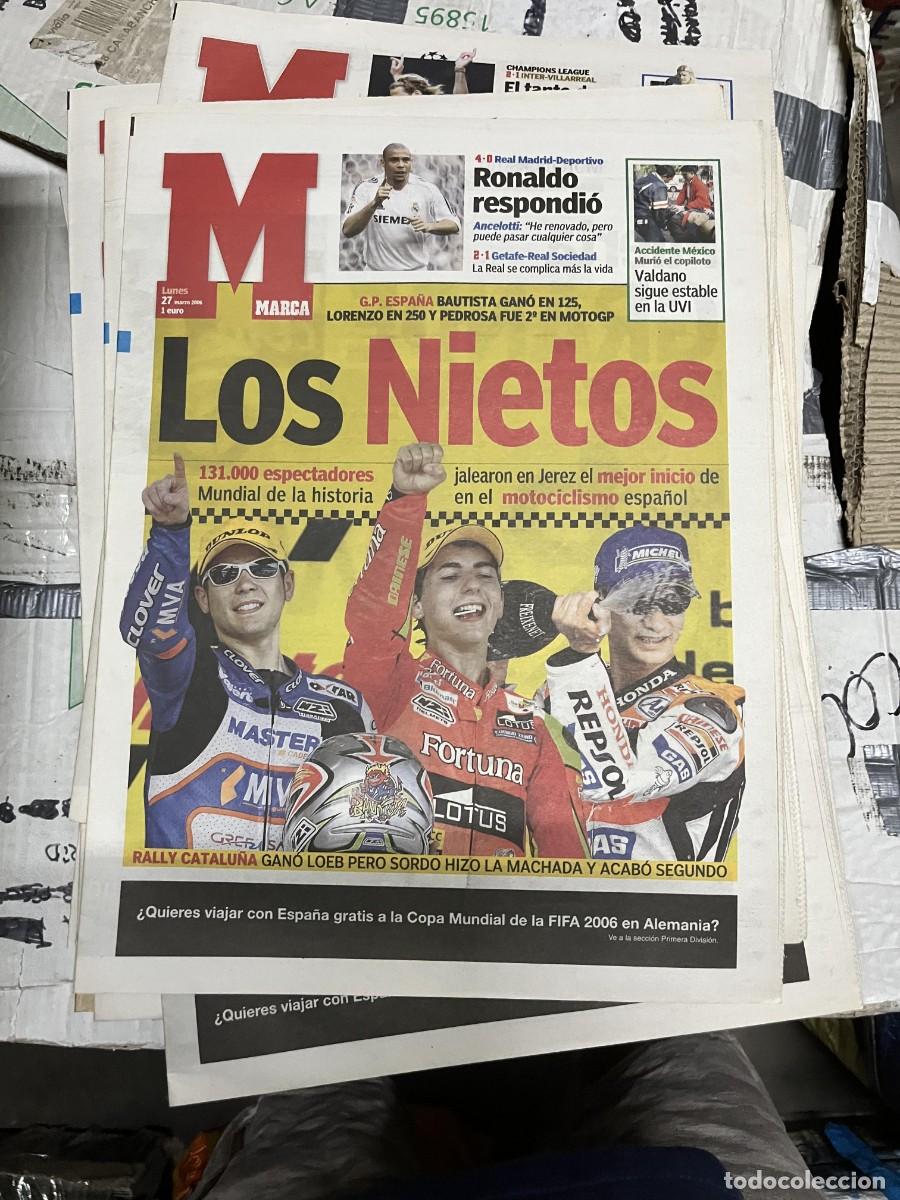 Sammelleidenschaft Sport: MARCA (27-3-2006) GP ESPA&Ntilde;A BAUTISTA LORENZO PEDROSA MOTOCICLISMO CAMPEONES