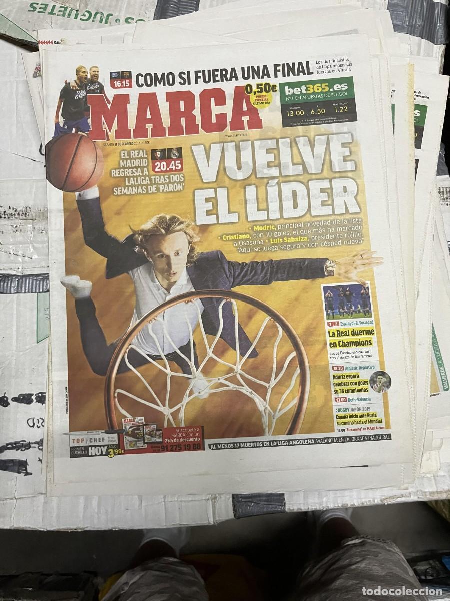Collezionismo sportivo: MARCA (11-2-2017) HOY OSASUNA REAL MADRID MODRIC ALAVES BARCELONA