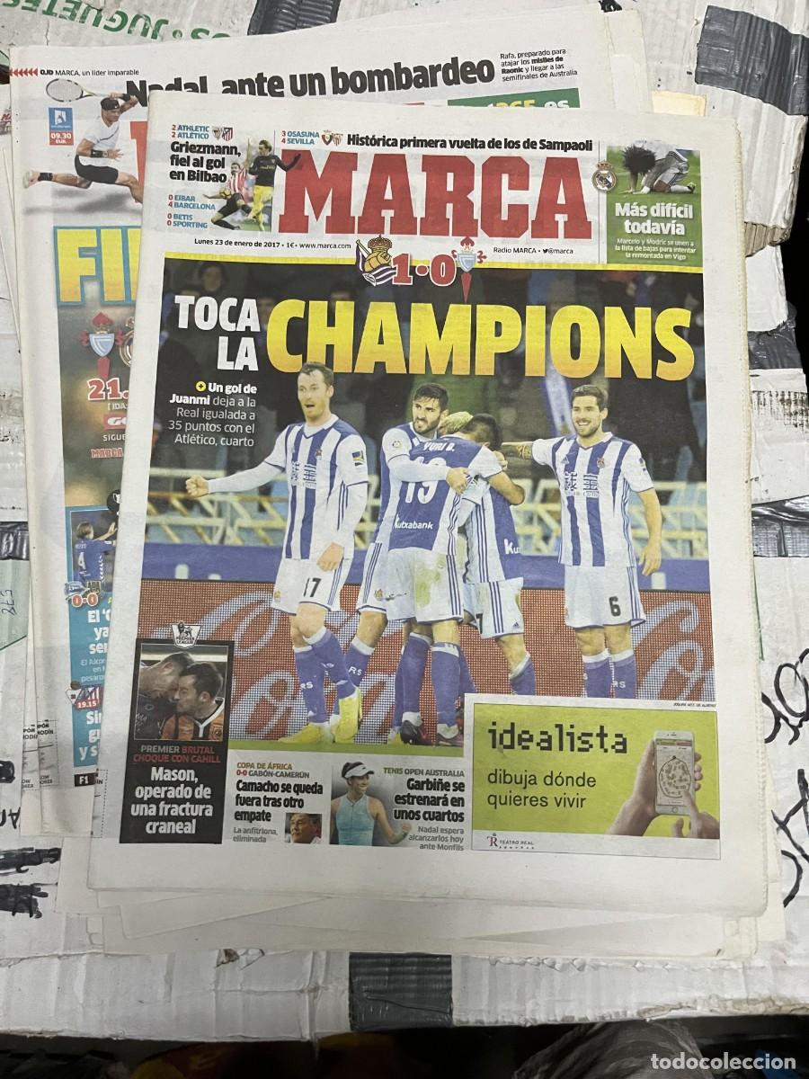 Collezionismo sportivo: MARCA (23-1-2017)JORNADA LIGA REAL SOCIEDAD 1-0 CELTA VIGO OSASUNA 3-4 SEVILLA ATHLETIC 2-2 ATLETICO