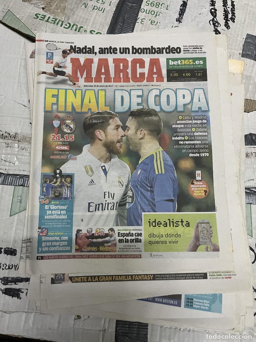 Collezionismo sportivo: MARCA (25-1-2017) RAFAEL NADAL TENIS CELTA VIGO REAL MADRID COPA ALAVES ALCORCON
