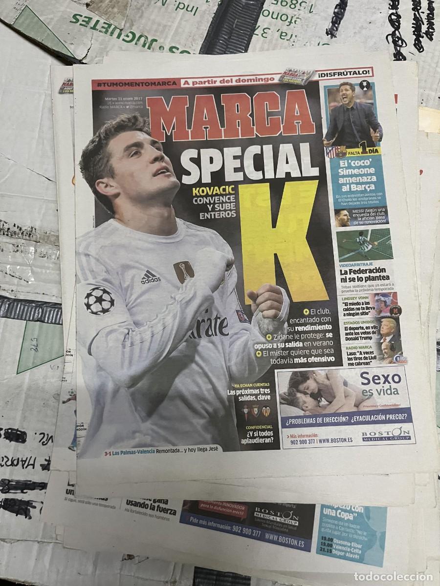 Coleccionismo deportivo: MARCA (31-1-2017) ESPECIAL KOVACIC REAL MADRID ATLETICO MADRID BARCELONA