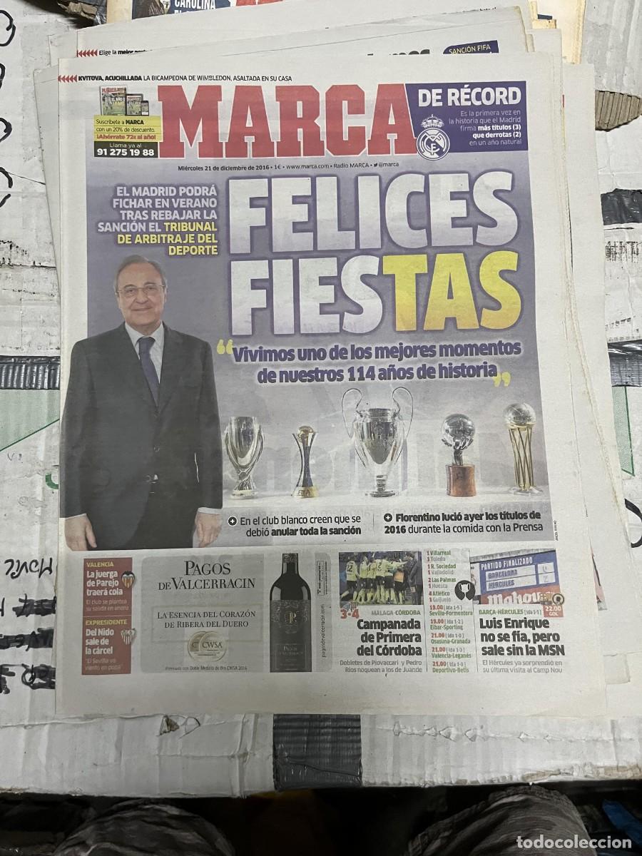 Sammelleidenschaft Sport: MARCA (21-12-2016) FLORENTINO PEREZ REAL MADRID TROFEOS RECORD