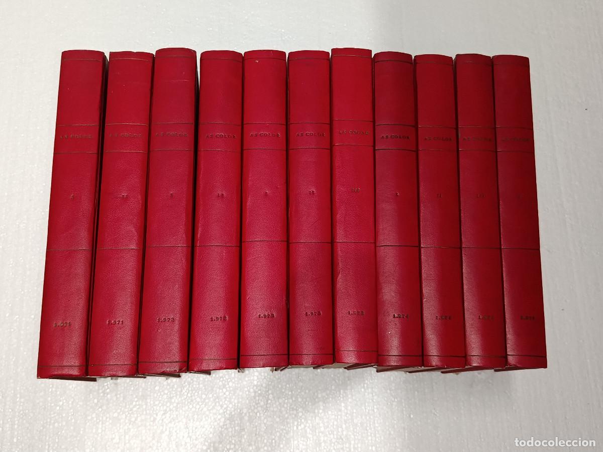 Coleccionismo deportivo: AS COLOR 220 NUMEROS ENCUADERNADOS EN 11 TOMOS. MAS 4 ESPECIALES. 1 AL 220. 1971-1975. LEER DESCRIP.