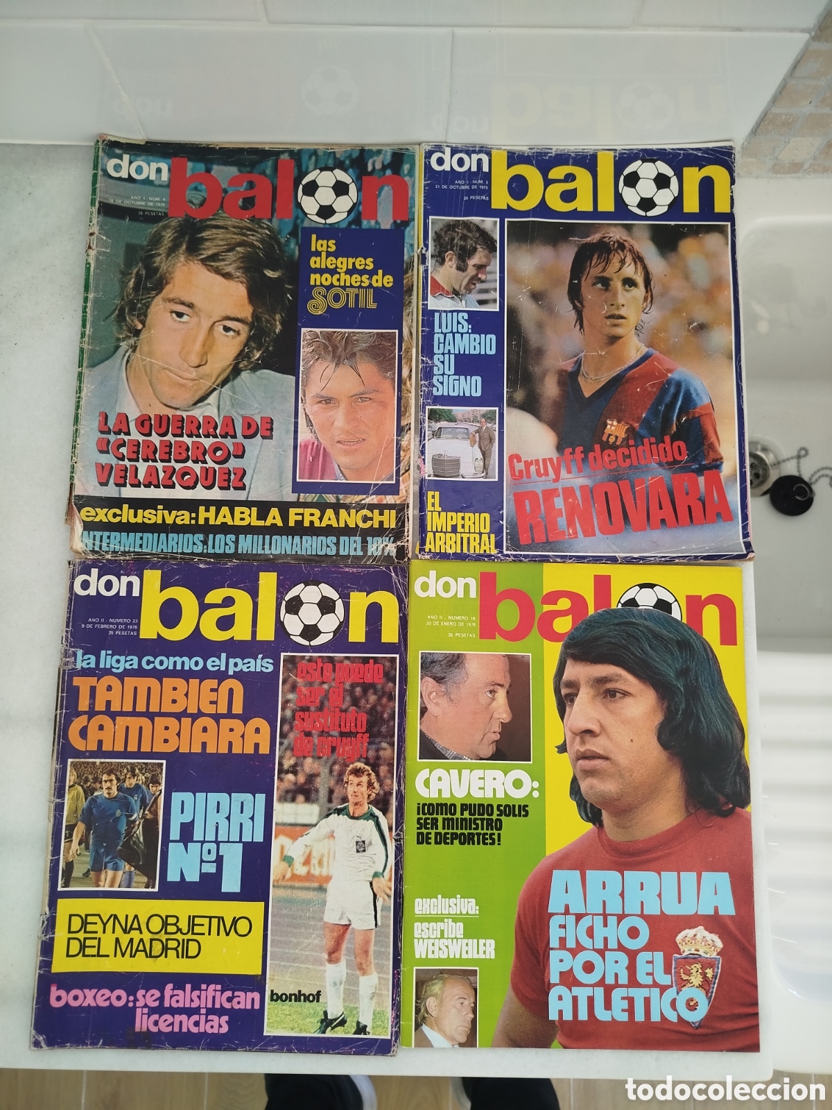 Coleccionismo deportivo: 20 Revistas Don Bal&oacute;n. 1976-1979