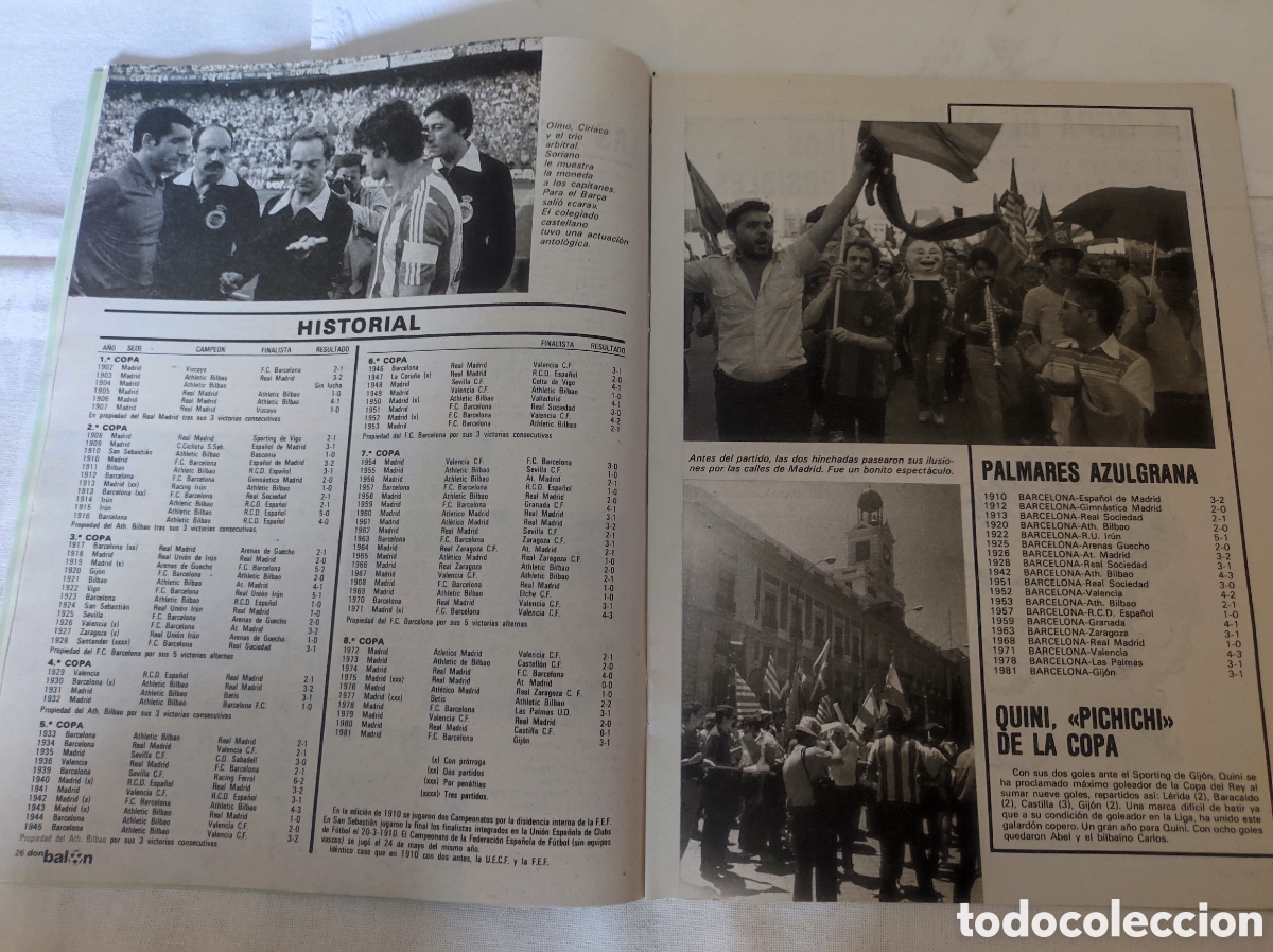 Coleccionismo deportivo: DON BALON N&deg; 298 - LA COPA DE QUINI - Foto 5