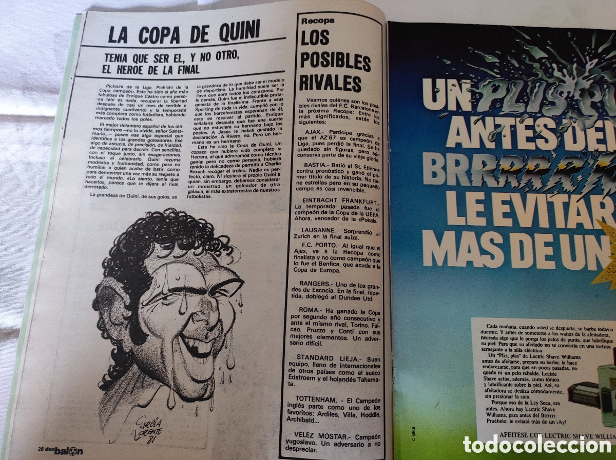 Coleccionismo deportivo: DON BALON N&deg; 298 - LA COPA DE QUINI - Foto 6