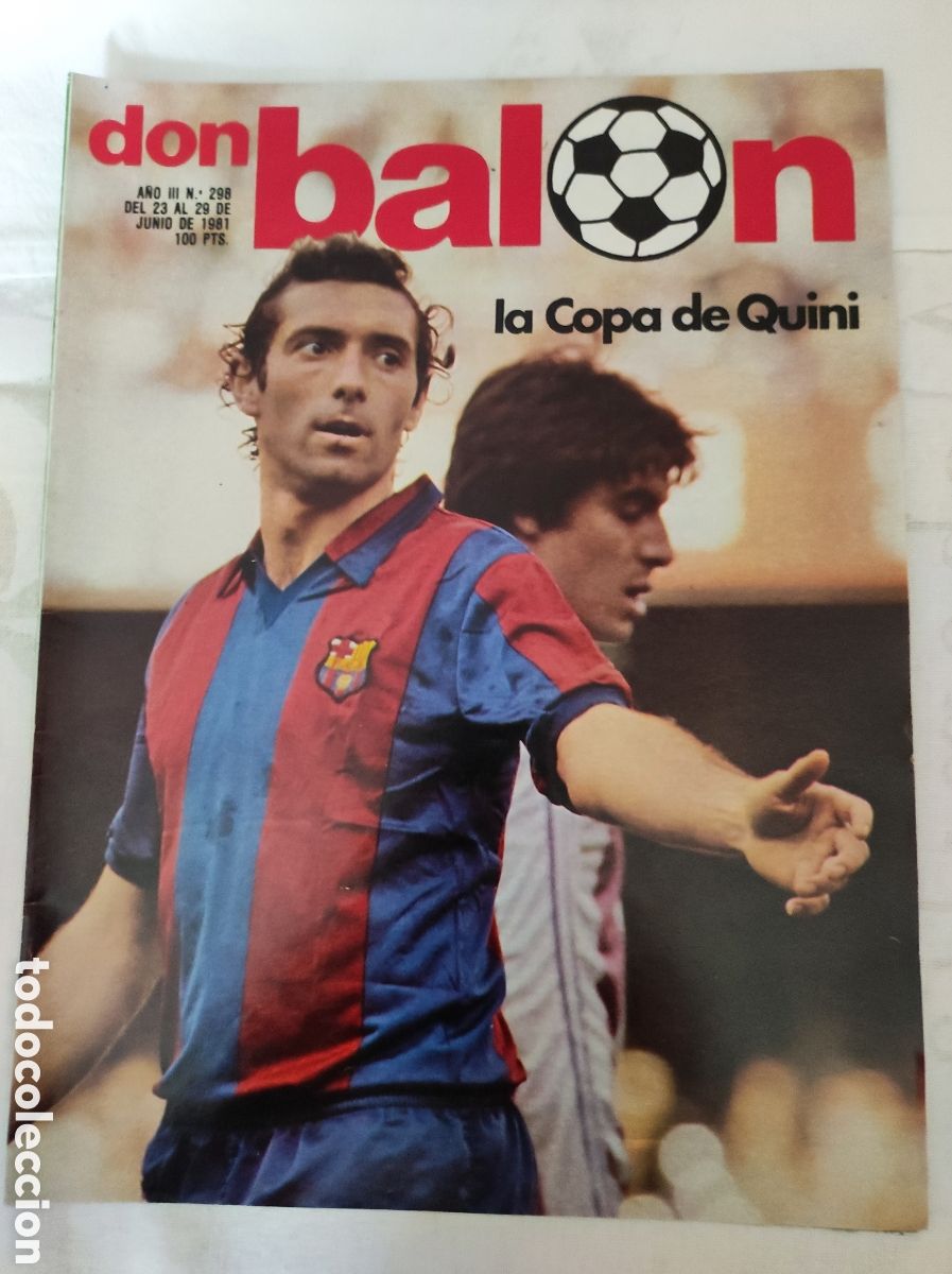 Collectionnisme sportif: DON BALON N&deg; 298 - LA COPA DE QUINI
