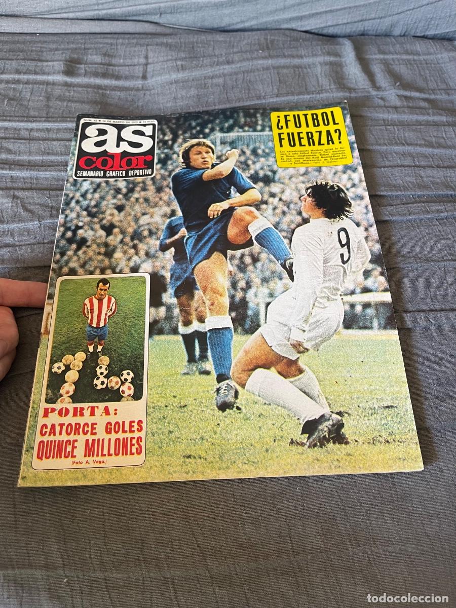 Coleccionismo deportivo: REVISTA PERIODICO AS COLOR N&ordm;43 NUMERO 43 CON POSTER
