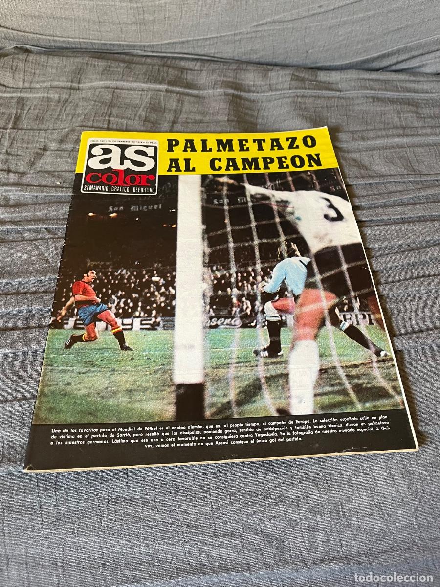 Coleccionismo deportivo: As Color 145 Palmetazo al Campe&oacute;n 26 de Febrero de 1974 poster del Tenerife
