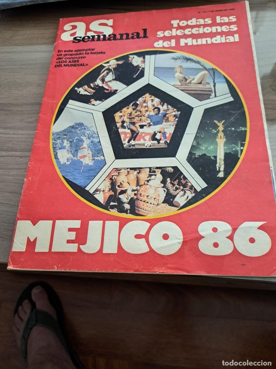 Colecionismo desportivo: As semanal M&eacute;xico 86