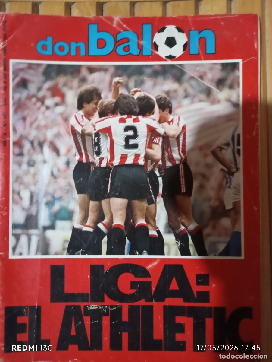 Coleccionismo deportivo: revista don balon, mayo 1984, liga del Athletic