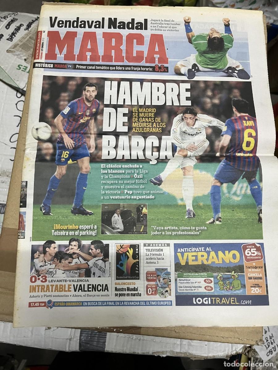Coleccionismo deportivo: MARCA (27-2-2012) RAFAEL NADAL TENIS OZIL REAL MADRID BARCELONA