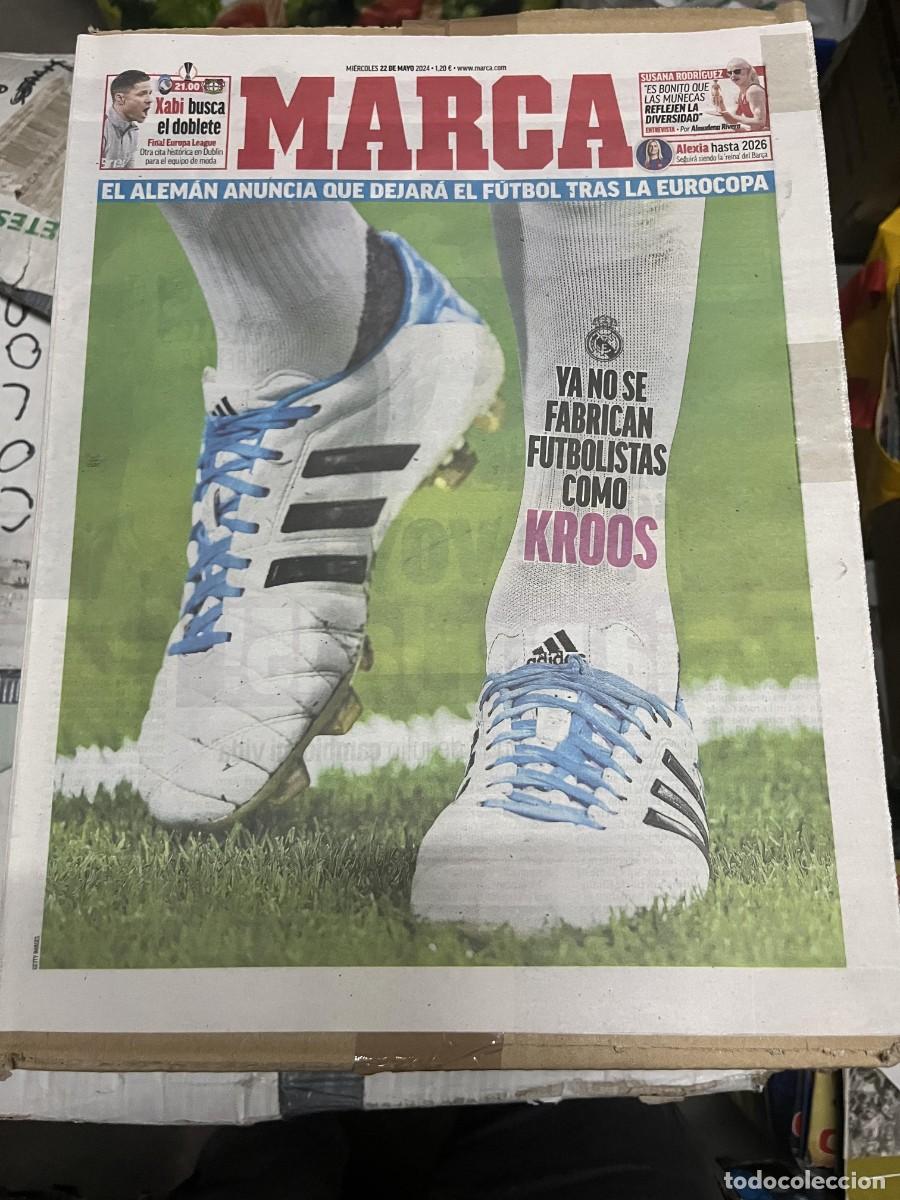Coleccionismo deportivo: MARCA (22-5-2024) KROOS ABANDONARA EL FUTBOL TRAS LA EUROCOPA REAL MADRID