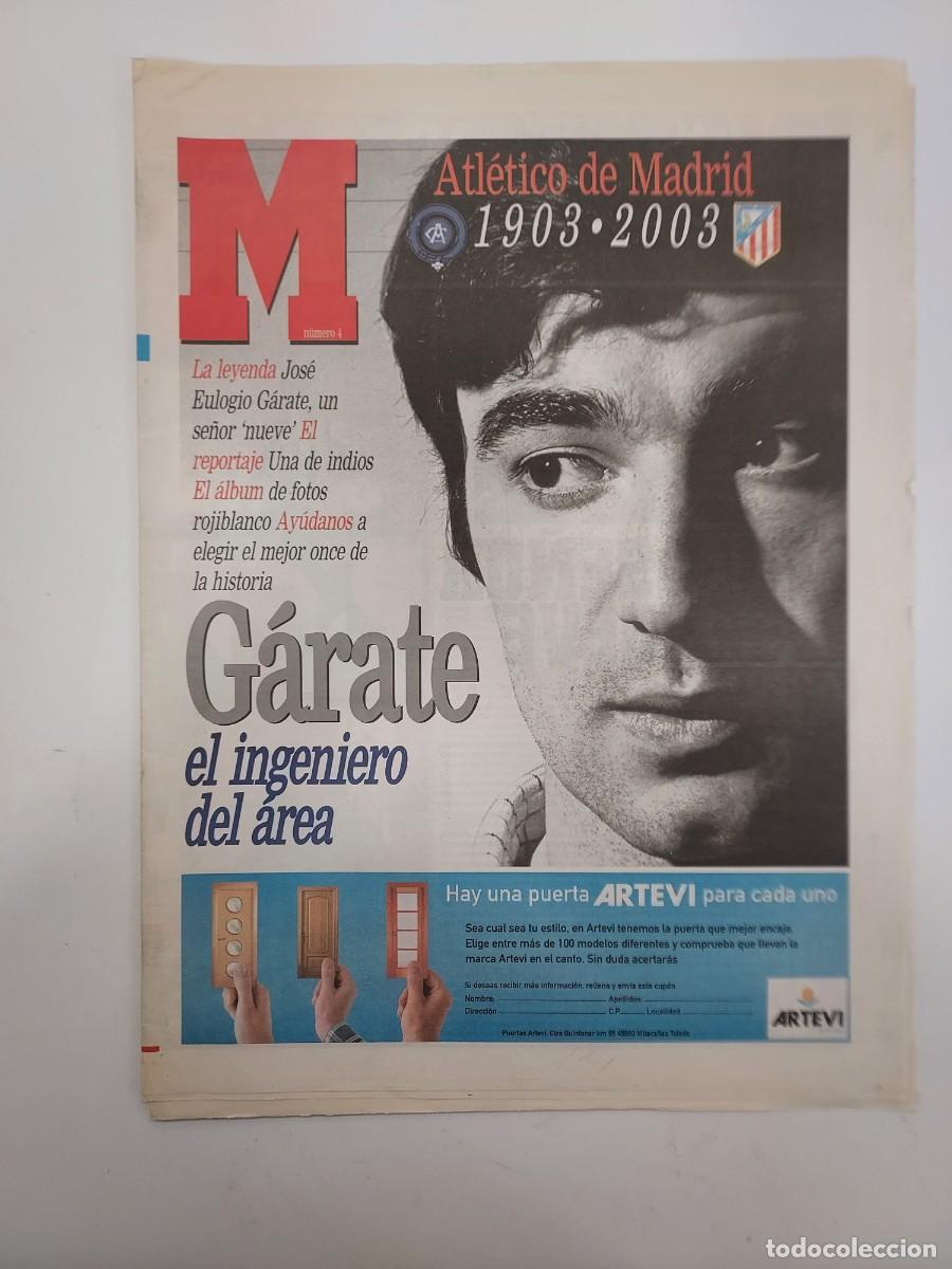 Coleccionismo deportivo: SUPLEMENTO MARCA CENTENARIO ATLETICO DE MADRID. NUMERO 4 GARATE EL INGENIERO DEL AREA