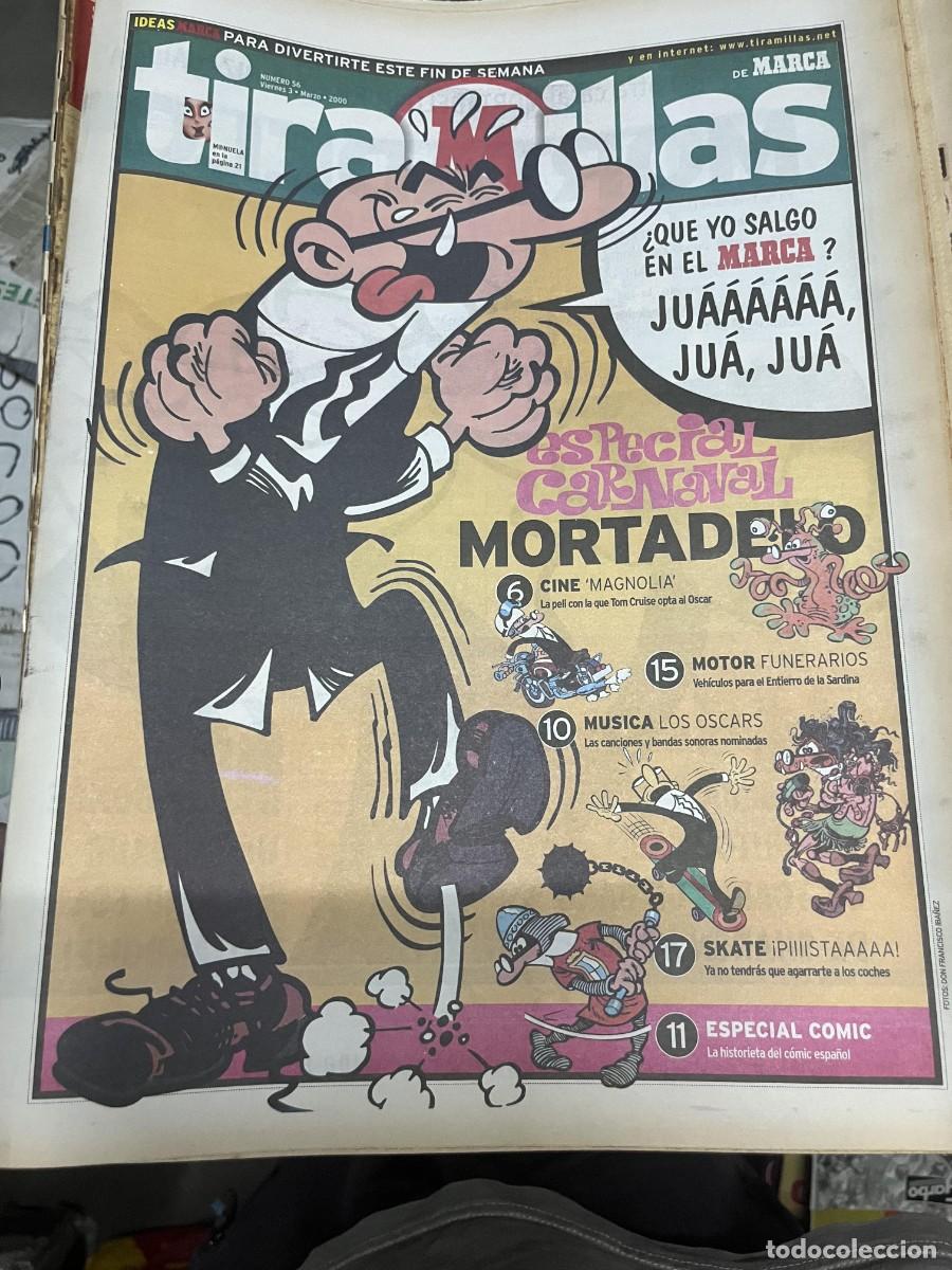 Coleccionismo deportivo: MARCA (3-3-2000) TIRAMILLAS MORTALEDO Y FILEMON ESPECIAL CARNAVAL
