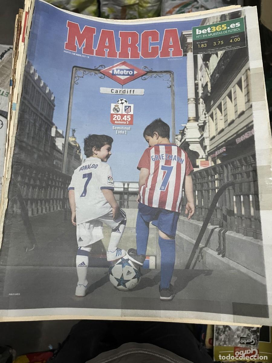 Coleccionismo deportivo: MARCA (2-5-2017) DERBI HOY REAL MADRID ATLETICO MADRID SEMIFINAL UEFA CHAMPIONS LEAGUE