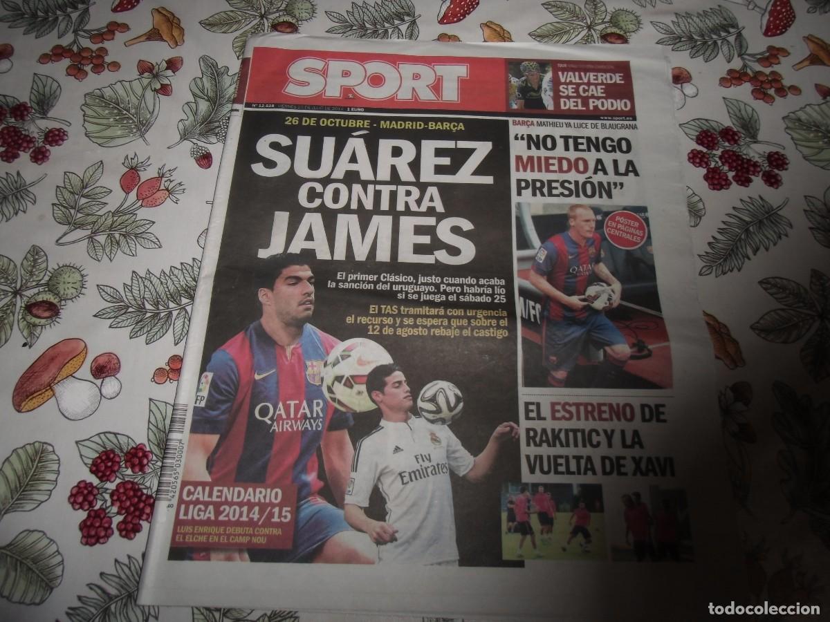 Coleccionismo deportivo: Peri&oacute;dico SPORT n&ordm; 12.528, 25-07-2014. Fotos adicionales