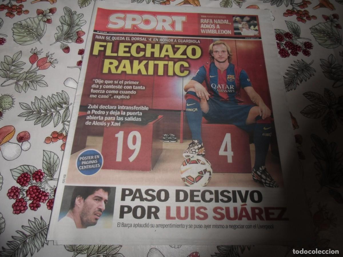 Coleccionismo deportivo: Peri&oacute;dico SPORT n&ordm; 12.505, 2-07-2014. Ver fotos adicionales