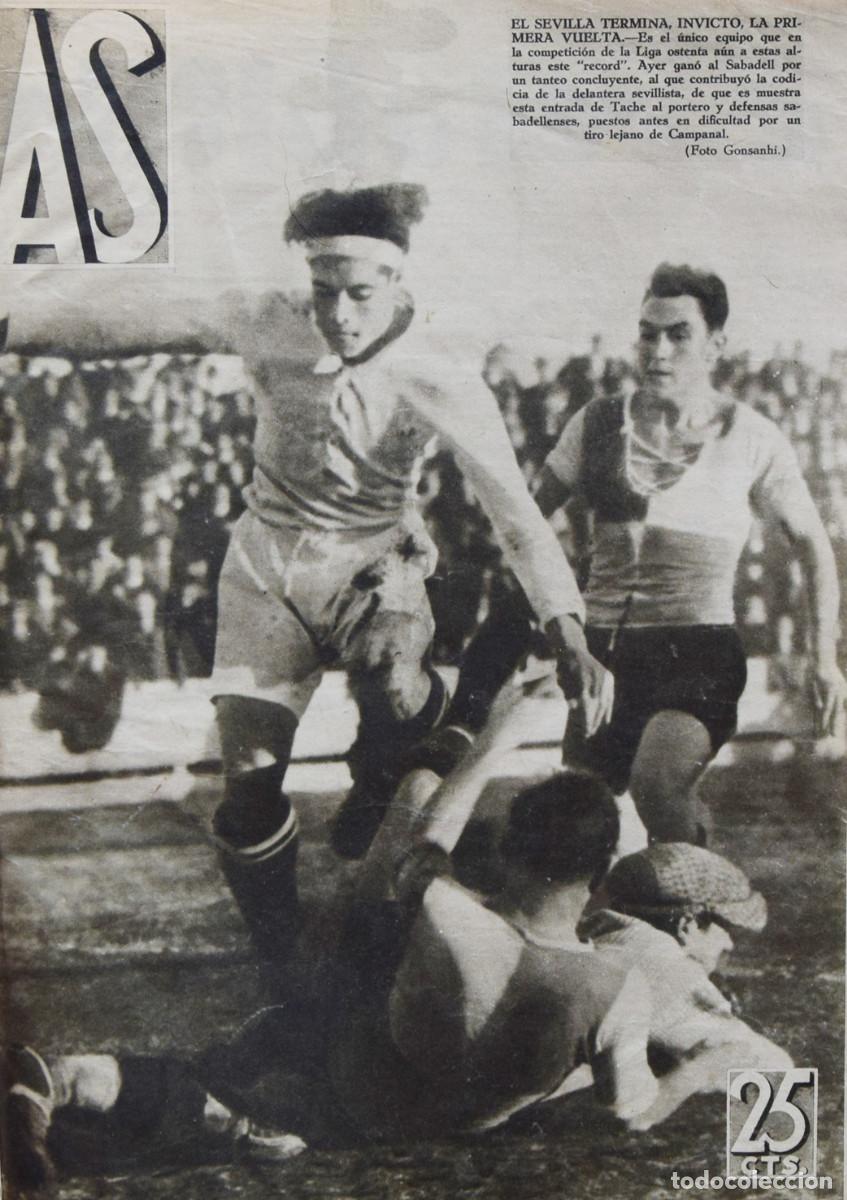 Coleccionismo deportivo: AS. REVISTA SEMANAL DEPORTIVA. 1934. A&Ntilde;O COMPLETO - Varios autores