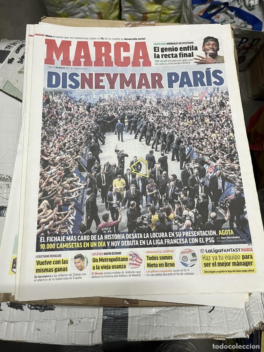 Coleccionismo deportivo: MARCA (5-8-2017) FICHAJE NEYMAR PSG PARIS SAINT GERMAIN BARCELONA
