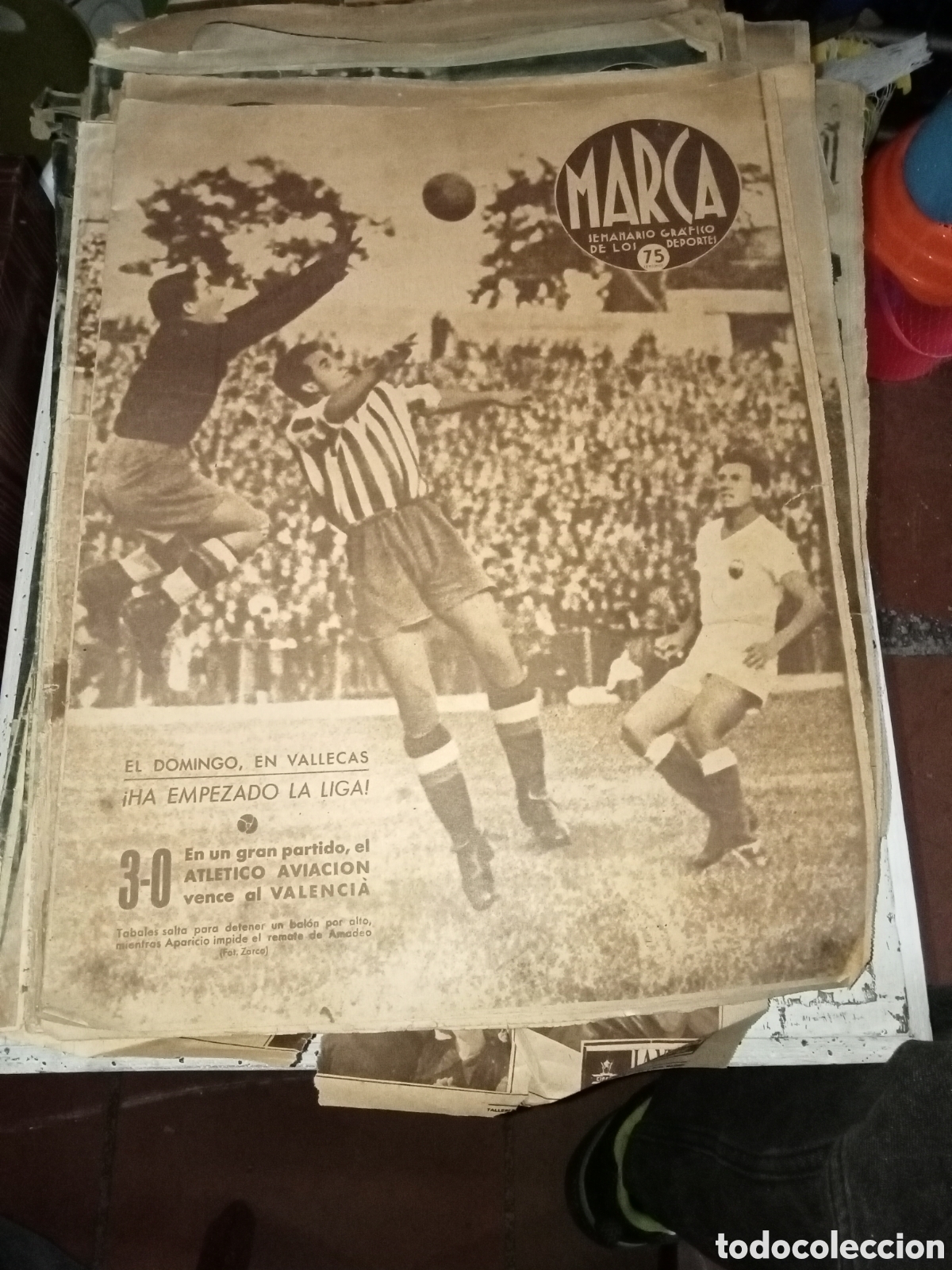 Coleccionismo deportivo: marca semanario grafico de los deportes n&ordm; 138