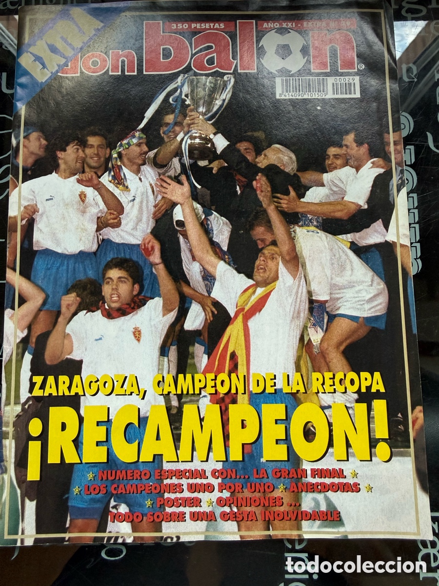 Coleccionismo deportivo: REVISTA..&rdquo;&rdquo;DON BALON&rdquo;&rdquo;..N&deg;29..EXTRA...&rdquo;&rdquo;ZARAGOZA, CAMPEON&rdquo;&rdquo;...&rdquo;&rdquo;POSTER REAL ZARAGOZA&rdquo;&rdquo;...