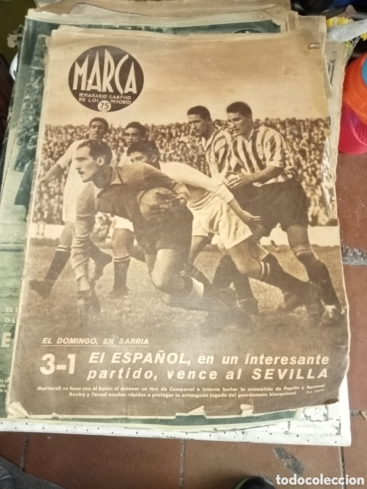 Coleccionismo deportivo: Marca Semanario gr&aacute;fico de los deportes N&ordm; 141