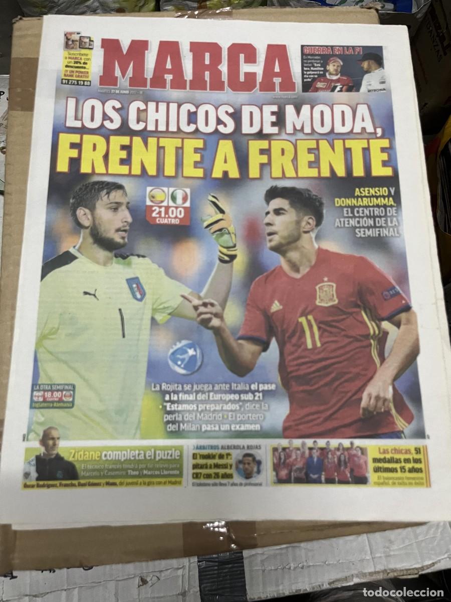 Coleccionismo deportivo: MARCA (27-6-2017) HOY EUROPEO SUB-21 ESPA&Ntilde;A ITALIA ASENSIO DONNARUMMA ZIDANE