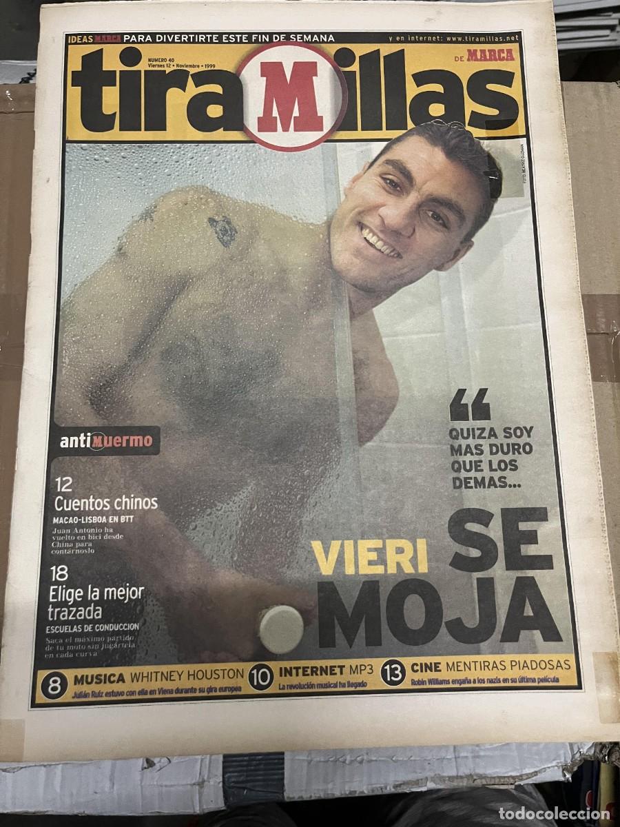 Coleccionismo deportivo: MARCA TIRAMILLAS # 40 (12-11-1999) CHRISTIAN VIERI ATLETICO MADRID WHITNEY HOUSTON MENTIRAS PIADOSAS