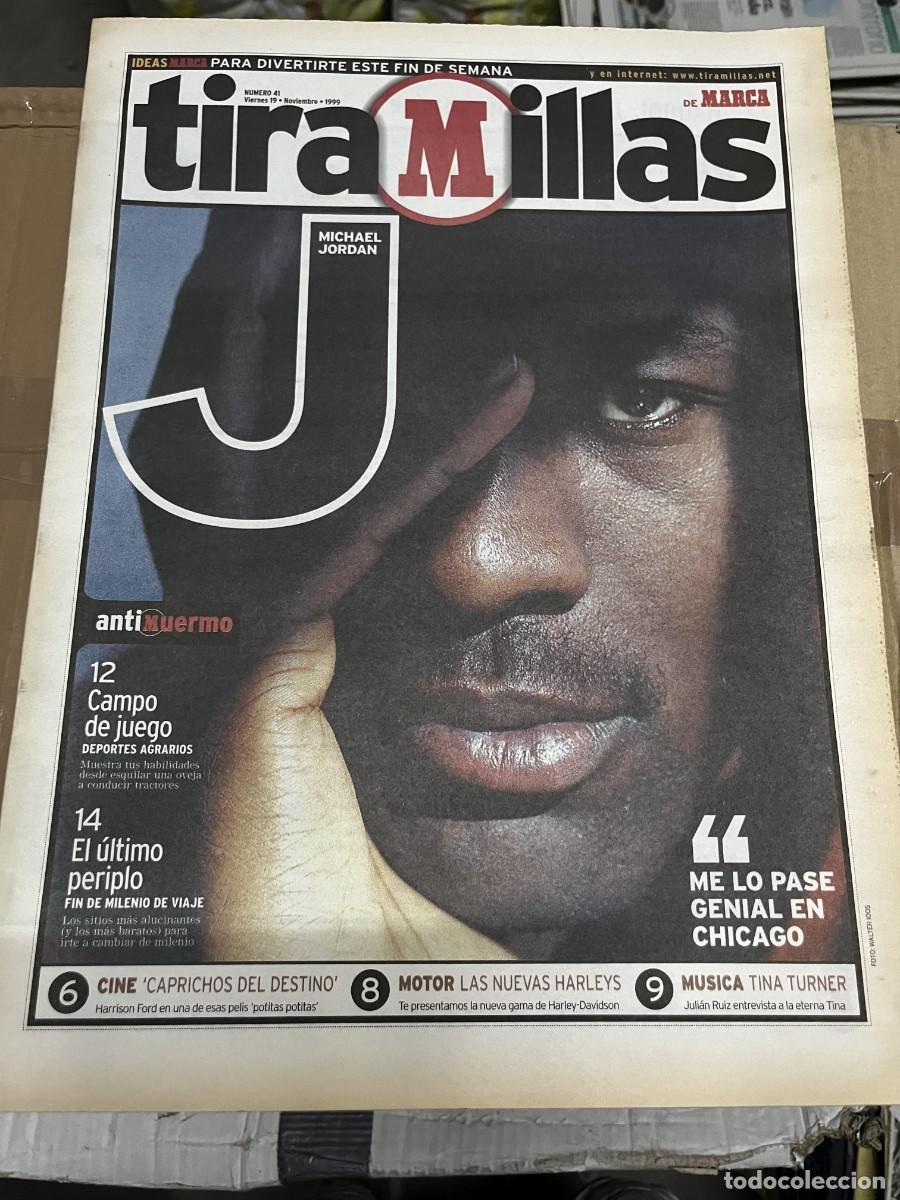 Coleccionismo deportivo: MARCA TIRAMILLAS # 41 (19-11-1999) MICHAEL JORDAN AIR MAX NBA BALONCESTO