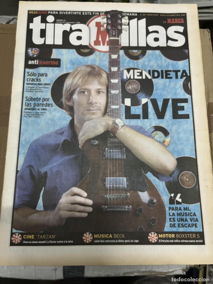 Coleccionismo deportivo: MARCA TIRAMILLAS # 42 (26-11-1999) GAIZKA MENDIETA VALENCIA MUSICA BECK CINE TARZAN
