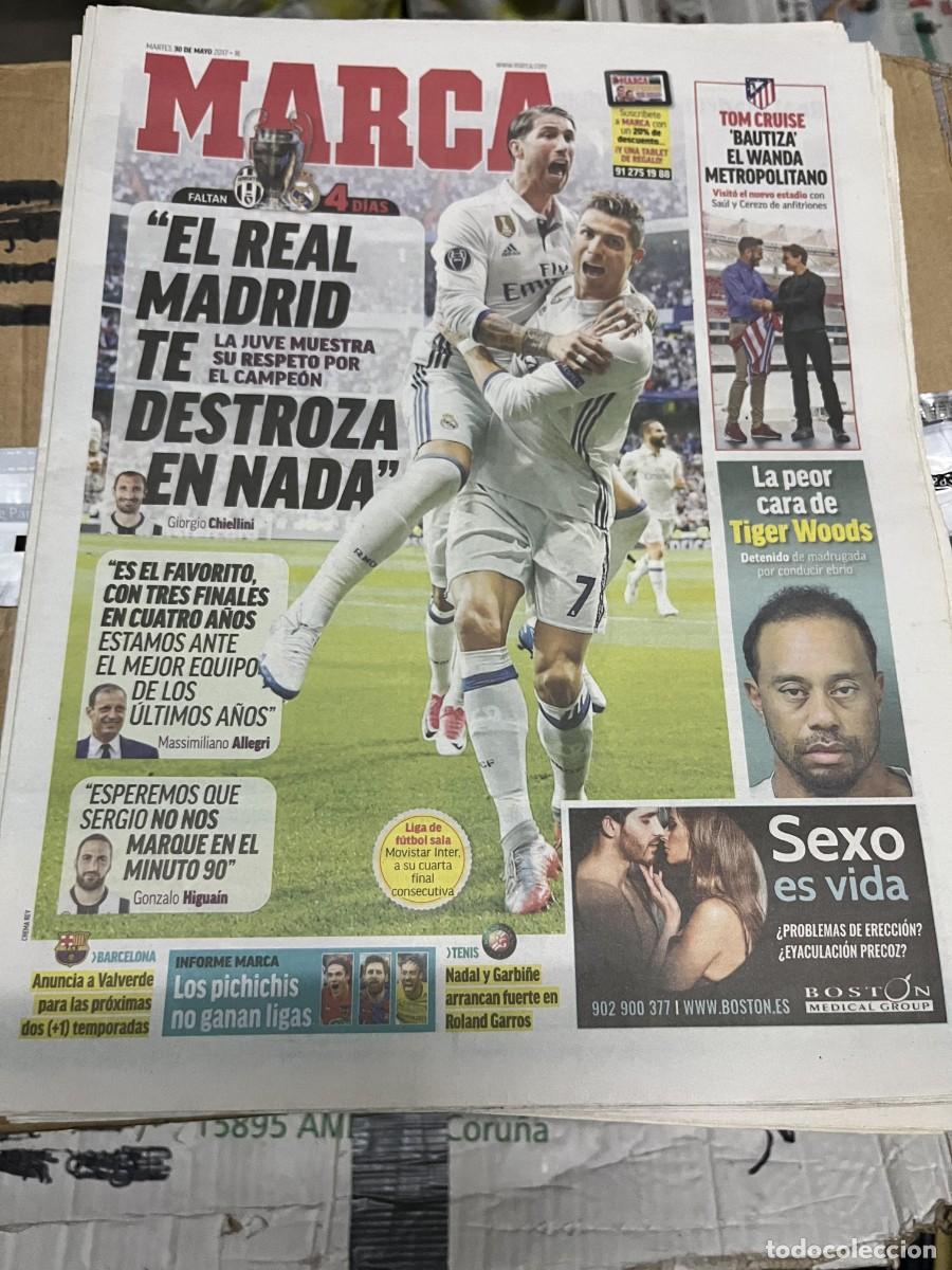 Coleccionismo deportivo: MARCA (30-5-2017) FINAL CHAMPIONS JUVENTUS REAL MADRID SERGIO RAMOS CRISTIANO RONALDO TOM CRUISE