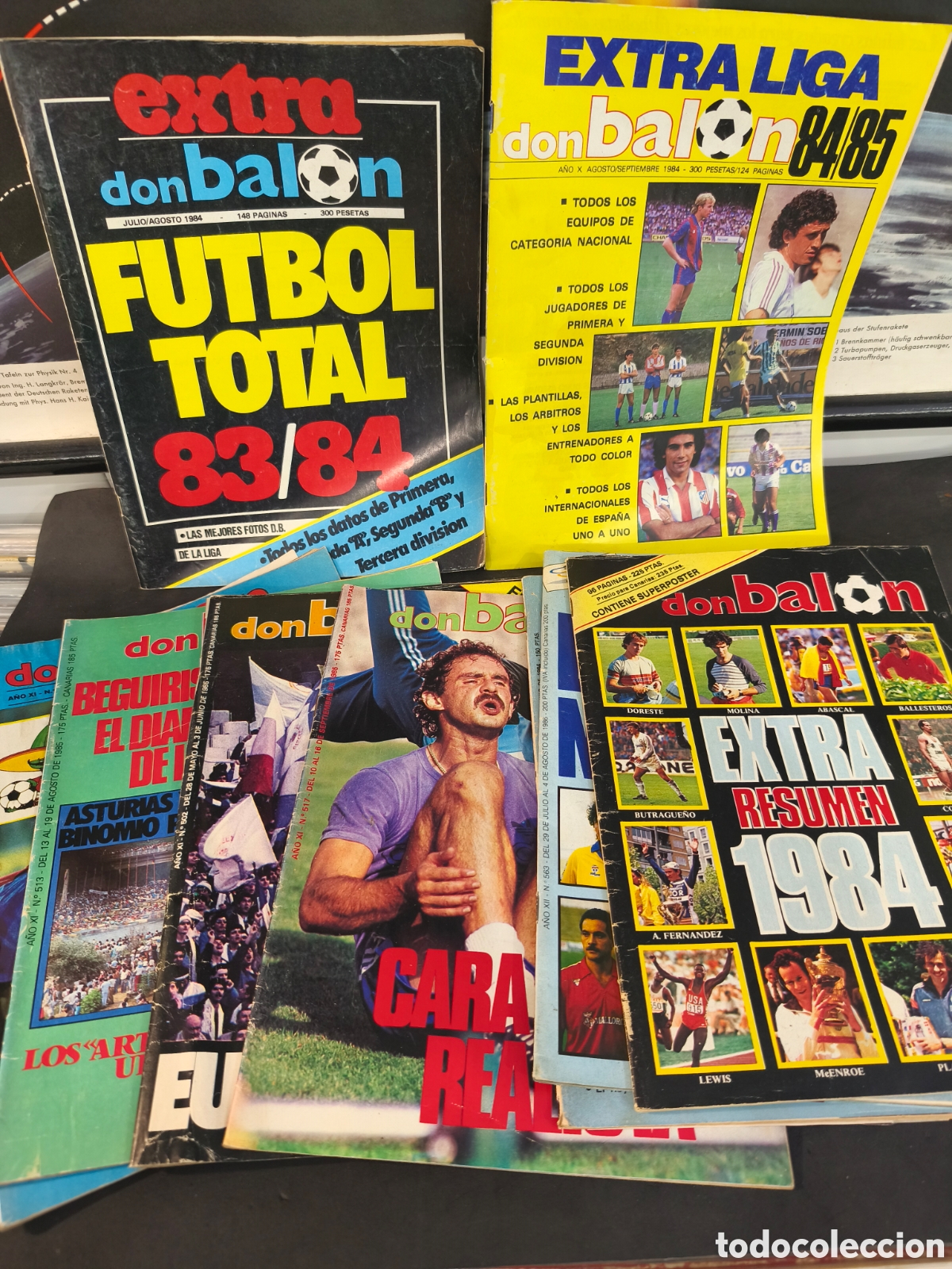 Coleccionismo deportivo: Lote de 9 revistas Futbol, Don Bal&oacute;n
