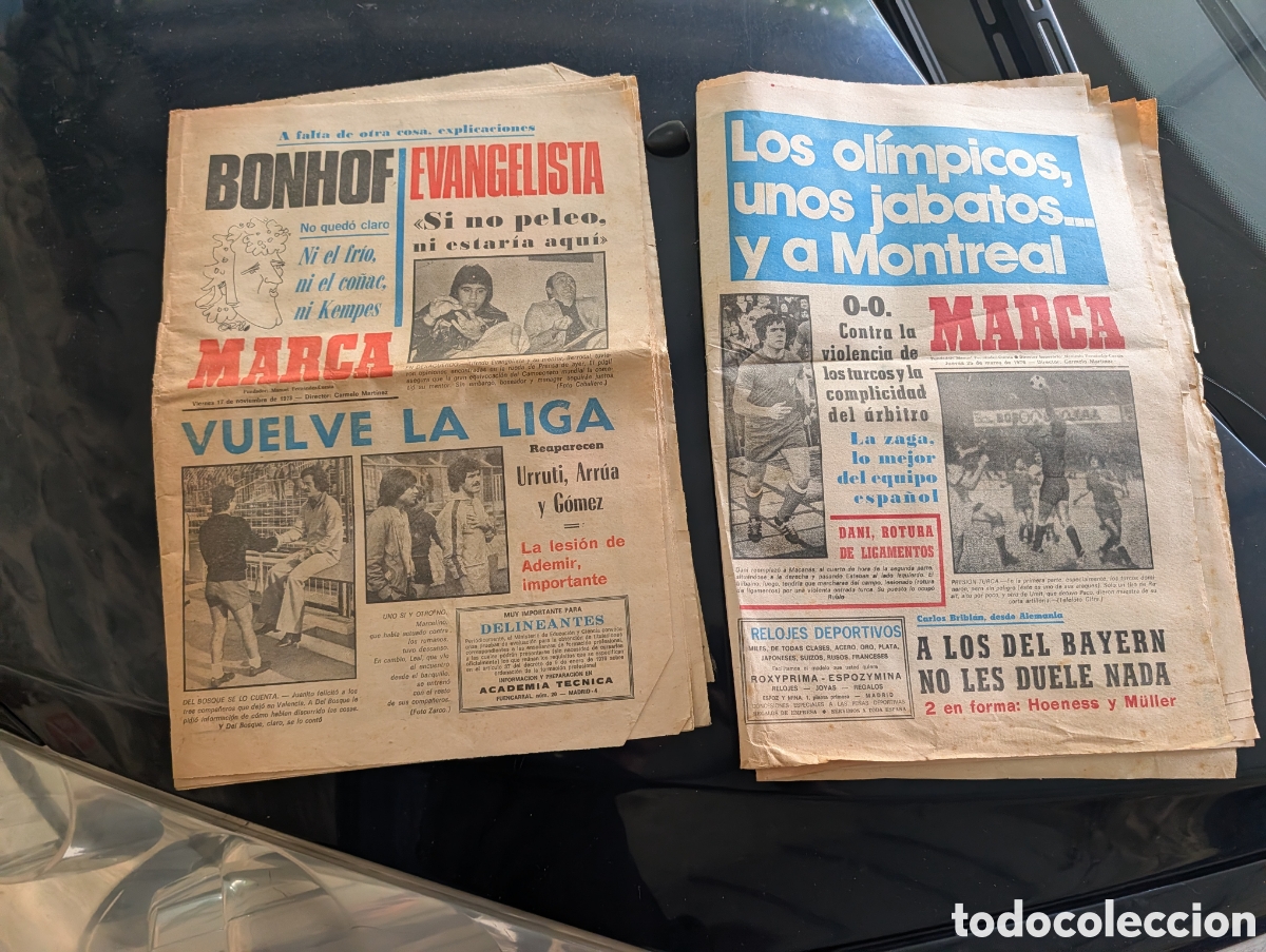 Coleccionismo deportivo: T&iacute;tulo: Periodico Diario MARCA - 17 de Noviembre de 1978 - Vuelve la Liga / Alfredo Evangelista