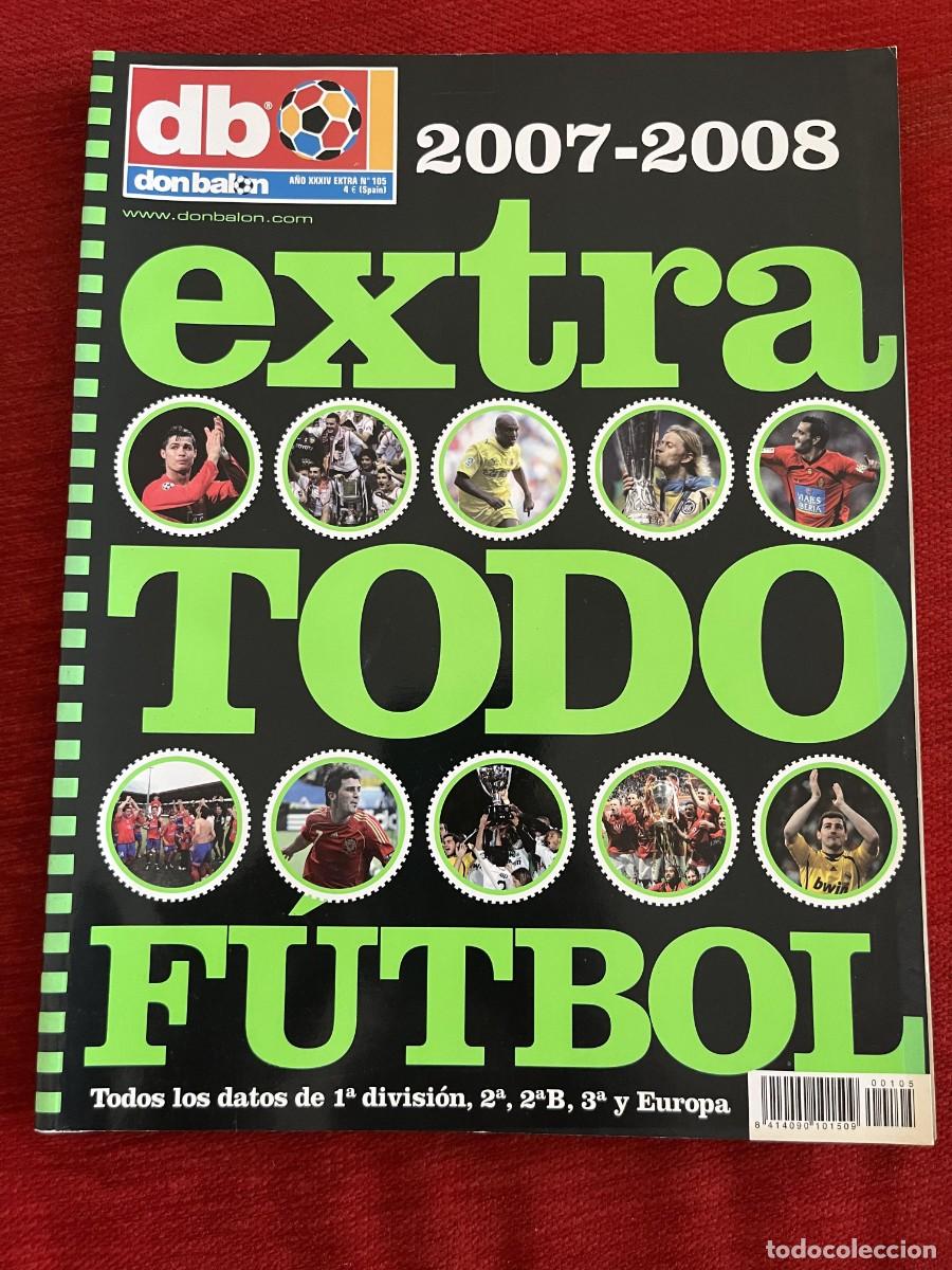 Coleccionismo deportivo: REVISTA DON BALON DB # 105 GUIA EXTRA LIGA TEMPORADA 2007 2008 TODOS LOS CLUBS SEGUNDA B TERCERA