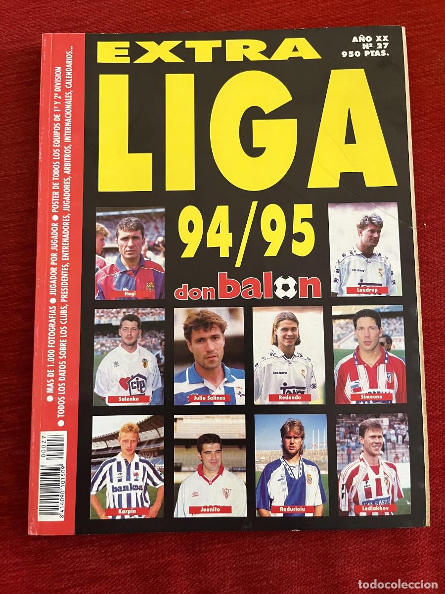Coleccionismo deportivo: REVISTA DON BALON DB # 27 GUIA EXTRA LIGA TEMPORADA 94 95 1994 1995 POSTERS CLUBS EQUIPOS