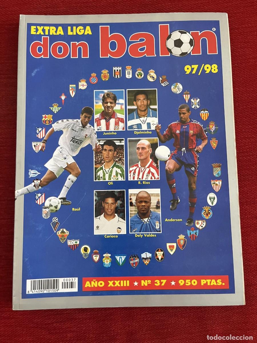 Coleccionismo deportivo: REVISTA DON BALON DB # 37 GUIA EXTRA LIGA TEMPORADA 97 98 1997 1998 POSTERS CLUBS EQUIPOS
