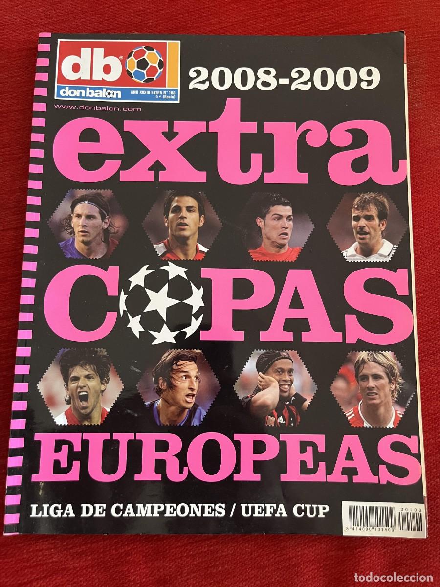 Coleccionismo deportivo: REVISTA DON BALON DB # 108 GUIA EXTRA COPAS EUROPEAS 08 09 2008 2009 LIGA DE CAMPEONES UEFA CUP